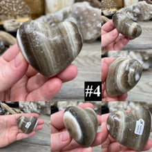 Bild in Galerie-Viewer laden, Zebra Onyx 2" Hearts from Mexico