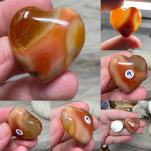 Bild in Galerie-Viewer laden, Carnelian 30mm Hearts