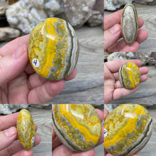 Load image into Gallery viewer, Bumblebee Jasper Palm Stones
