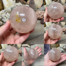 Bild in Galerie-Viewer laden, Rose Quartz Sphere #05 - 2.86" / 72mm
