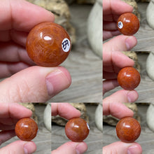 Bild in Galerie-Viewer laden, Carnelian Snakeskin 22mm Spheres