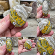 Load image into Gallery viewer, Bumblebee Jasper Palm Stones