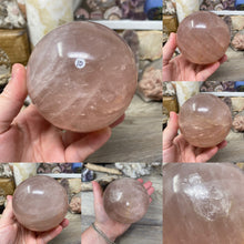 Bild in Galerie-Viewer laden, Rose Quartz Sphere #10 - 3.65" / 92mm