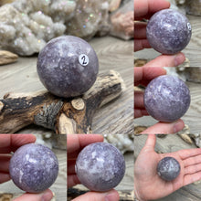 Bild in Galerie-Viewer laden, Lepidolite 40mm Spheres
