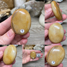 Load image into Gallery viewer, Coffee Moonstone Pillow Palm Stones