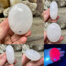 Load image into Gallery viewer, Pink Calcite / Mangano Palm Stones