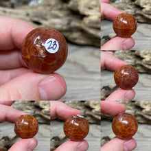 Bild in Galerie-Viewer laden, Carnelian Snakeskin 22mm Spheres