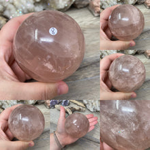 Bild in Galerie-Viewer laden, Rose Quartz Sphere #08 - 3.09" / 78mm