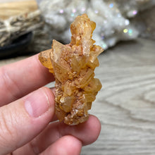 Load image into Gallery viewer, Red / Tangerine Quartz Cluster #115