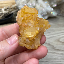 Load image into Gallery viewer, Red / Tangerine Quartz Cluster #115