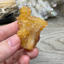 Load image into Gallery viewer, Red / Tangerine Quartz Cluster #115