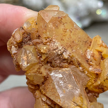 Load image into Gallery viewer, Red / Tangerine Quartz Cluster #115