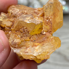 Load image into Gallery viewer, Red / Tangerine Quartz Cluster #115