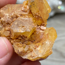 Load image into Gallery viewer, Red / Tangerine Quartz Cluster #115