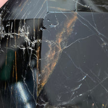Bild in Galerie-Viewer laden, Black Tourmaline with Hematite and Feldspar Tower #05