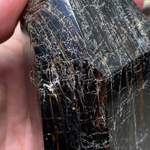 Bild in Galerie-Viewer laden, Black Tourmaline with Hematite and Feldspar Tower #06