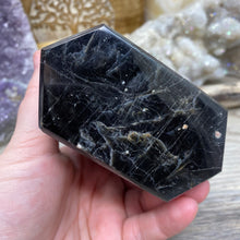 Bild in Galerie-Viewer laden, Black Tourmaline with Hematite and Feldspar Tower #07