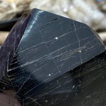 Bild in Galerie-Viewer laden, Black Tourmaline with Hematite and Feldspar Tower #07
