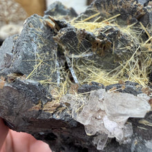 Load image into Gallery viewer, Hematite with Exposed Golden Rutile #03