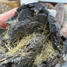 Load image into Gallery viewer, Hematite with Exposed Golden Rutile #03