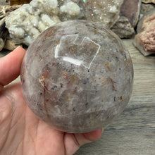 Cargar imagen en el visor de la galería, Amethyst with Goethite 79mm Sphere