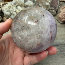 Cargar imagen en el visor de la galería, Amethyst with Goethite 79mm Sphere