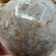 Cargar imagen en el visor de la galería, Amethyst with Goethite 79mm Sphere
