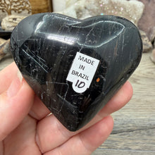 Bild in Galerie-Viewer laden, Black Tourmaline with Hematite Heart #10