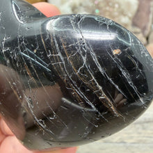 Carica l'immagine nel visualizzatore di Gallery, Black Tourmaline with Hematite Heart #15