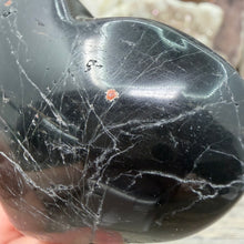 Carica l'immagine nel visualizzatore di Gallery, Black Tourmaline with Hematite Heart #17
