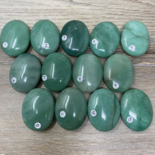 Load image into Gallery viewer, Green Aventurine Pillow Palm Stones