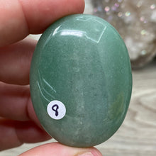 Load image into Gallery viewer, Green Aventurine Pillow Palm Stones