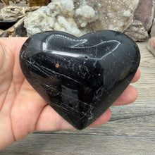 Carica l'immagine nel visualizzatore di Gallery, Black Tourmaline with Hematite Heart #21