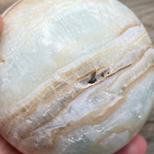 Bild in Galerie-Viewer laden, Blue Aragonite 76mm Sphere #05