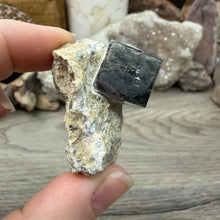 Carica l'immagine nel visualizzatore di Gallery, Cubic Pyrite on Matrix from Spain #06