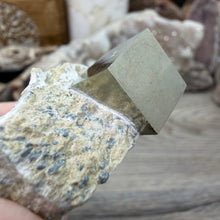 Carica l'immagine nel visualizzatore di Gallery, Cubic Pyrite on Matrix from Spain #06