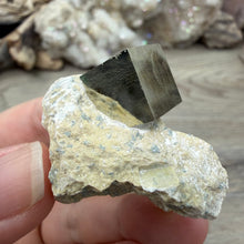 Carica l'immagine nel visualizzatore di Gallery, Cubic Pyrite on Matrix from Spain #07