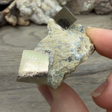 Carica l'immagine nel visualizzatore di Gallery, Cubic Pyrite on Matrix from Spain #09