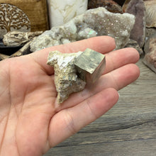 Cargar imagen en el visor de la galería, Cubic Pyrite on Matrix from Spain #16