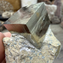 将图像加载到图库查看器中,Cubic Pyrite on Matrix from Spain #17