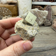 Cargar imagen en el visor de la galería, Cubic Pyrite on Matrix from Spain #18