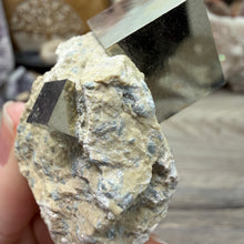 Cargar imagen en el visor de la galería, Cubic Pyrite on Matrix from Spain #20