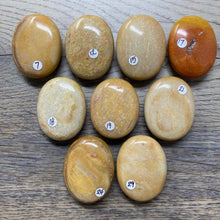 Load image into Gallery viewer, Coffee Moonstone Pillow Palm Stones