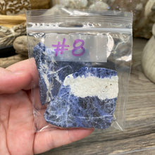 Bild in Galerie-Viewer laden, Sodalite Small Rough Slabs Set #08
