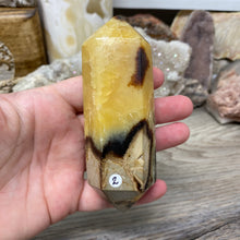 Load image into Gallery viewer, Septarian Double Point #02 - 4.34"/110mm
