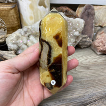Load image into Gallery viewer, Septarian Double Point #04 - 4.88"/124mm