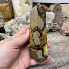 Load image into Gallery viewer, Septarian Double Point #06 - 5.37"/136mm