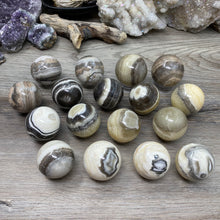 Bild in Galerie-Viewer laden, Zebra Onyx 1.5" Spheres from Mexico