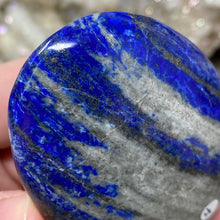 Load image into Gallery viewer, Lapis Lazuli Palm Stone #04 - 2.85" x 2.08" x 0.92"
