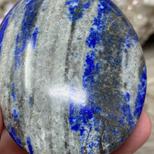 Load image into Gallery viewer, Lapis Lazuli Palm Stone #04 - 2.85" x 2.08" x 0.92"